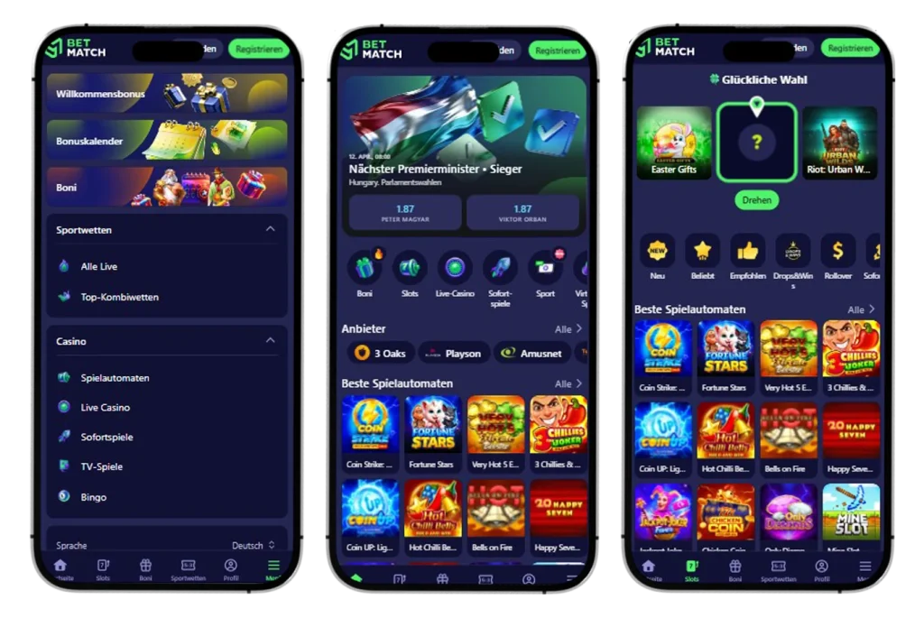 Betmatch Casino app