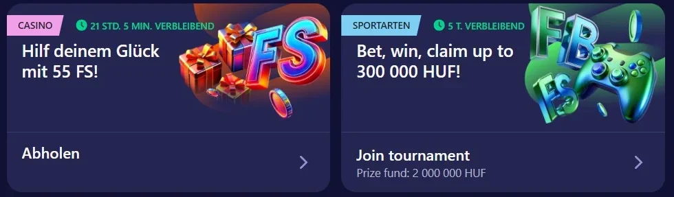 Betmatch Casino Boni und Aktionen